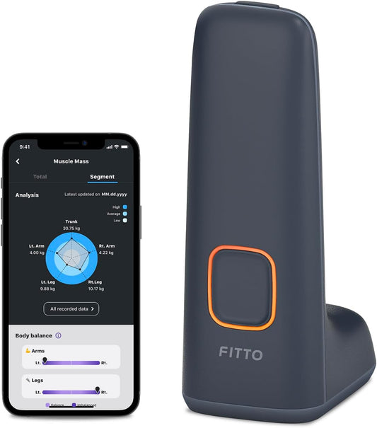 FITTO (Sable) - NIRS Muscle Scanner & Tracker with Smart App for Segmental Analysis and Data-Driven Training